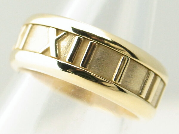 ティファニー アトラスリング 11号 K18YG(18金イエローゴールド) 指輪