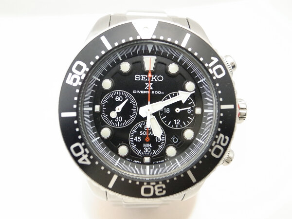 セイコー プロスペックス ダイバーズ メンズ腕時計 v175-0AD0 質屋出品