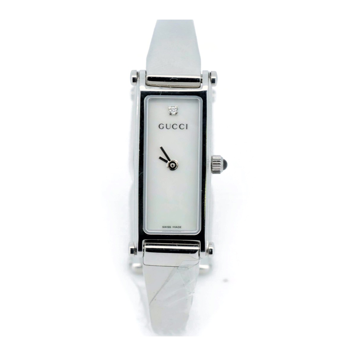 グッチ 1500L シェルダイヤモンド文字盤 レディース腕時計 YA015561