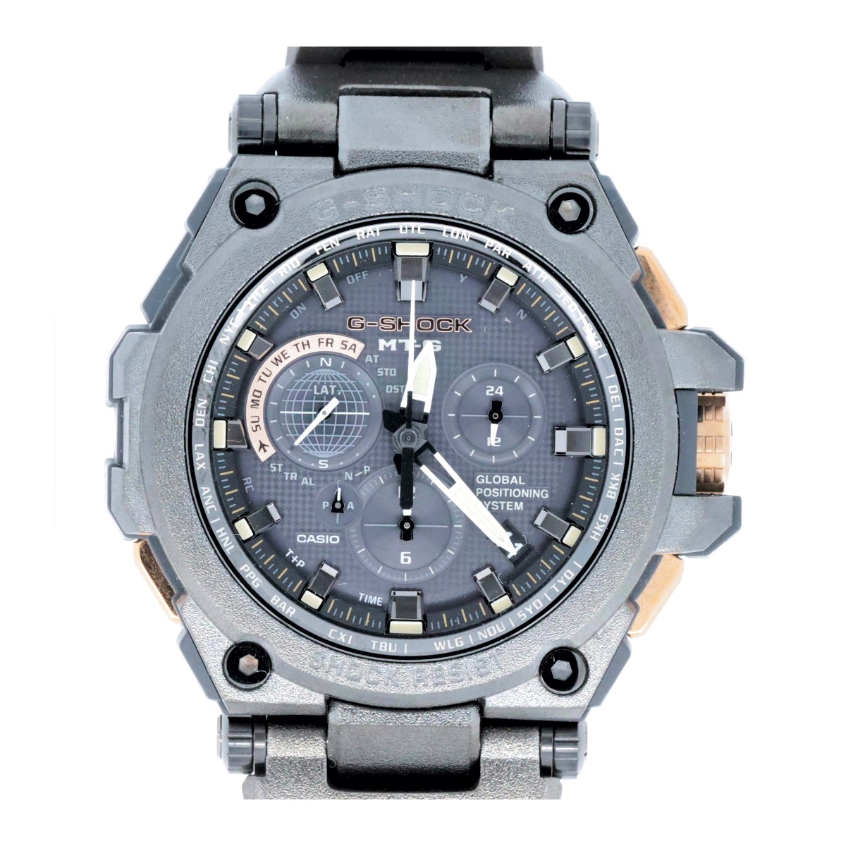 カシオ G-Shock MT-G GPSハイブリッド電波ソーラー MTG-G1000RB-1AJF メンズ腕時計 質屋出品