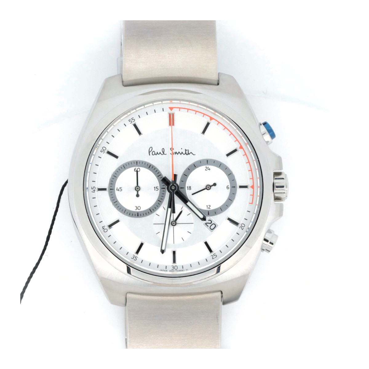ポールスミス ファイナルアイズ クロノグラフ BA4-612-11 メンズ腕時計 クォーツ ホワイト 質屋出品