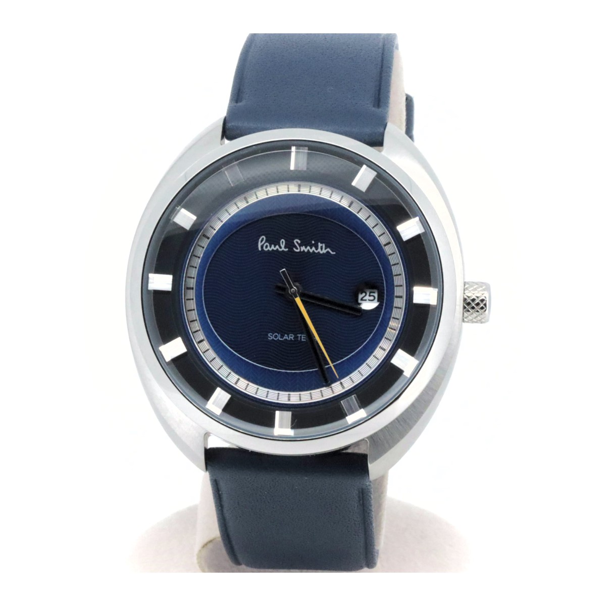 ポールスミス ソーラーテック ステアリング J810-T021972 メンズ腕時計 青 質屋出品