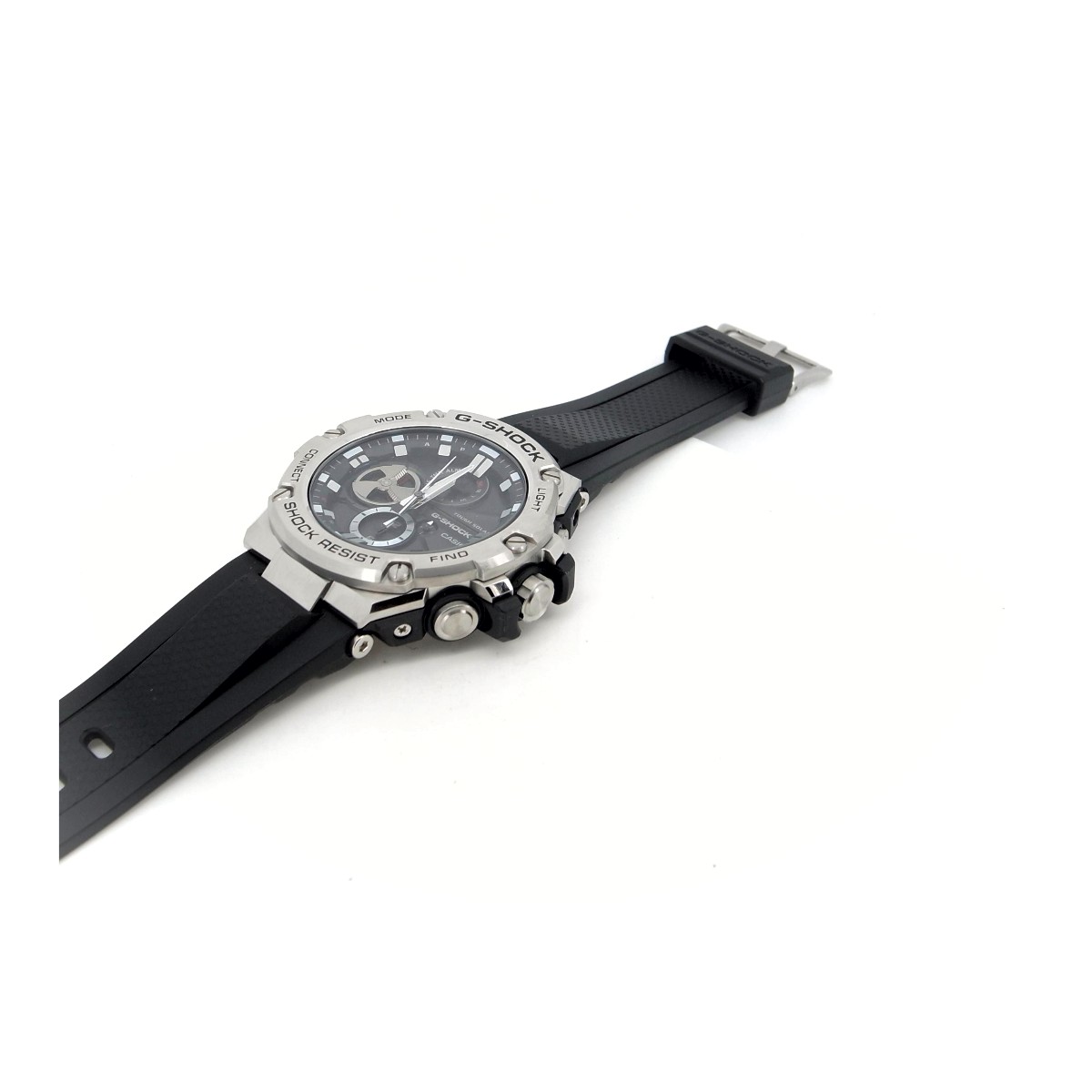 カシオ G-SHOCK G-STEEL GST-B100 メンズ腕時計 黒 ソーラー アナログ